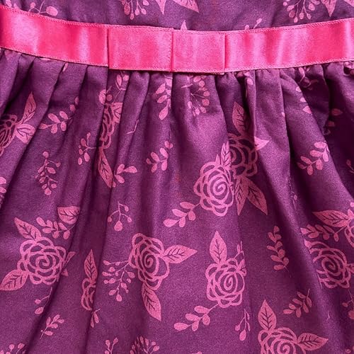 Image of TotzTouch Baby Girls Gathered Floral Printed Dress