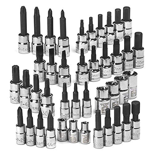 Craftsman 42 Pc. Hex And Torx Bit Socket Super Set, 1/4 And 3/8 In. Drives #TOP3