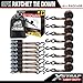 XSTRAP STANDARD Ratchet Tie Down Straps - 8PK - 1'' x 10 ft - 900 LB Break Strength Cargo Straps for Moving Appliances, Lawn Equipment, Motorcycle (Camouflage2)