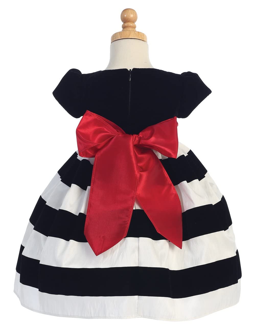 Pink Princess Girls Black and White Dress Christmas Dresses Baby Girls Black Velvet Dress Toddler Girl Vestido Niña Navidad Size 12 Months