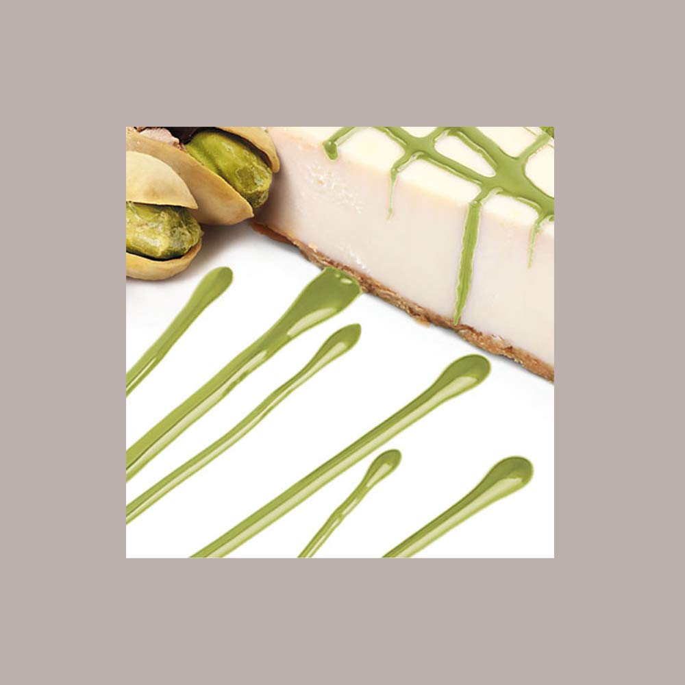 Lucgel Topping Salsa Dolce Pistacchiella per Dessert al Gusto di Pistacchio - 0,9 Kg -