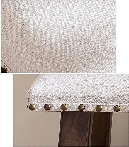 Banc à chaussures d'entrée en bois et coffre de rangement rétro avec coussin
