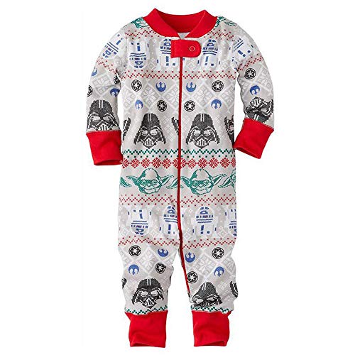 Hzjundasi Famiglia Pigiama di Natale Indumenti da Notte - Natale Manica Lunga Stampa Tops e Pantaloni Biancheria da Notte per Famiglia