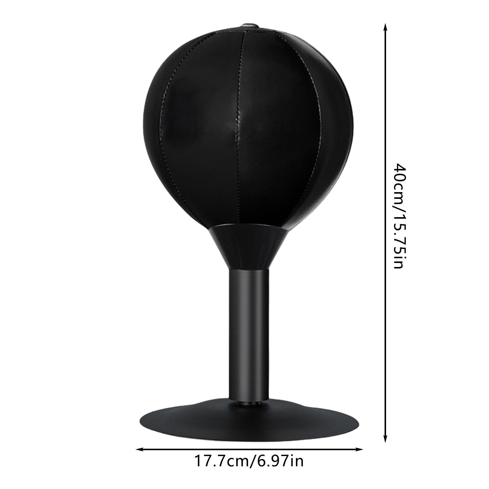 Sacco Da Boxe Da Scrivania Con Ventosa - 17,7x40 Cm, Per Scaricare La Tensione - Foto 5