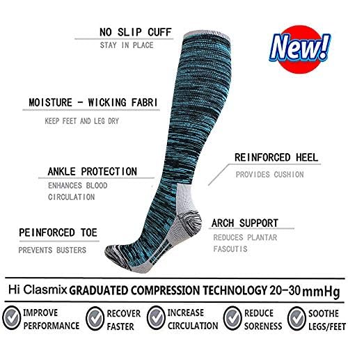 Image of Graduated Medical Compression Socks for Women&Men 20-30mmhg Knee High Sock