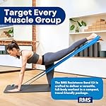 RMS Resistance Bands with Instruction Guide & Carry Bag - Latex Free Exercise Band for Working Out, Physical Therapy, Rehab, Stretch, Yoga & Pilates, Set of 3 - Image 5