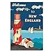 TRAVEL POSTERS postcard set of 20. Post card variety pack of retro style poster postcards. Made in USA.