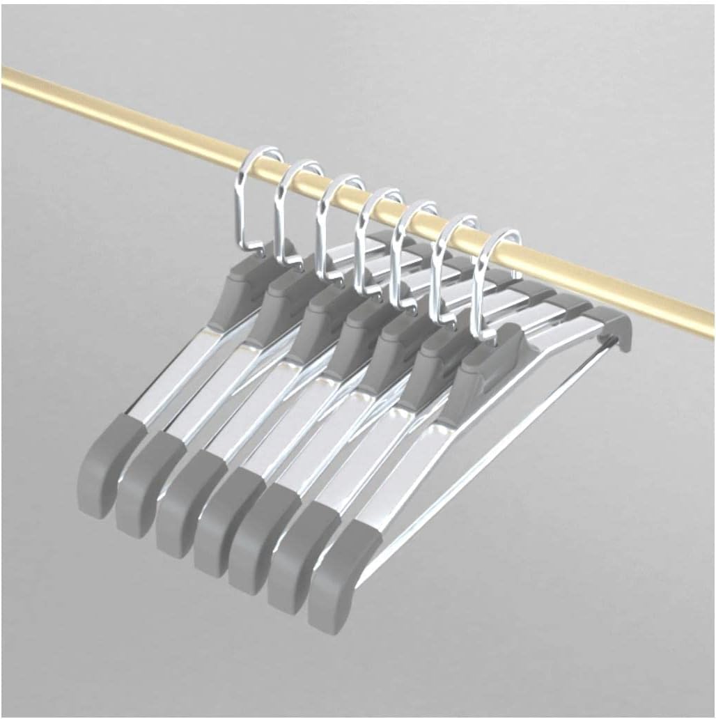 Space Saving Coat Hangers 7 Pack Adult Clothes Hangers for Wardrobe Space Saving Hangers Durable Suit Hangers Hangers Coat,D