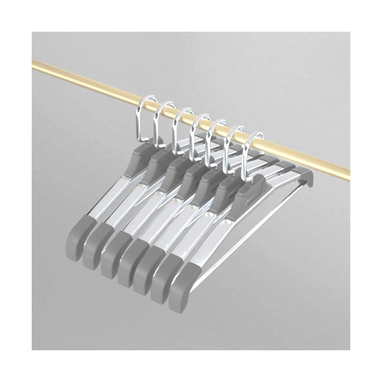 TXGJWRA Space Saving Coat Hangers 7 Pack Adult Clothes Hangers for Wardrobe Space Saving Hangers Durable Suit Hangers Hangers Coat,D