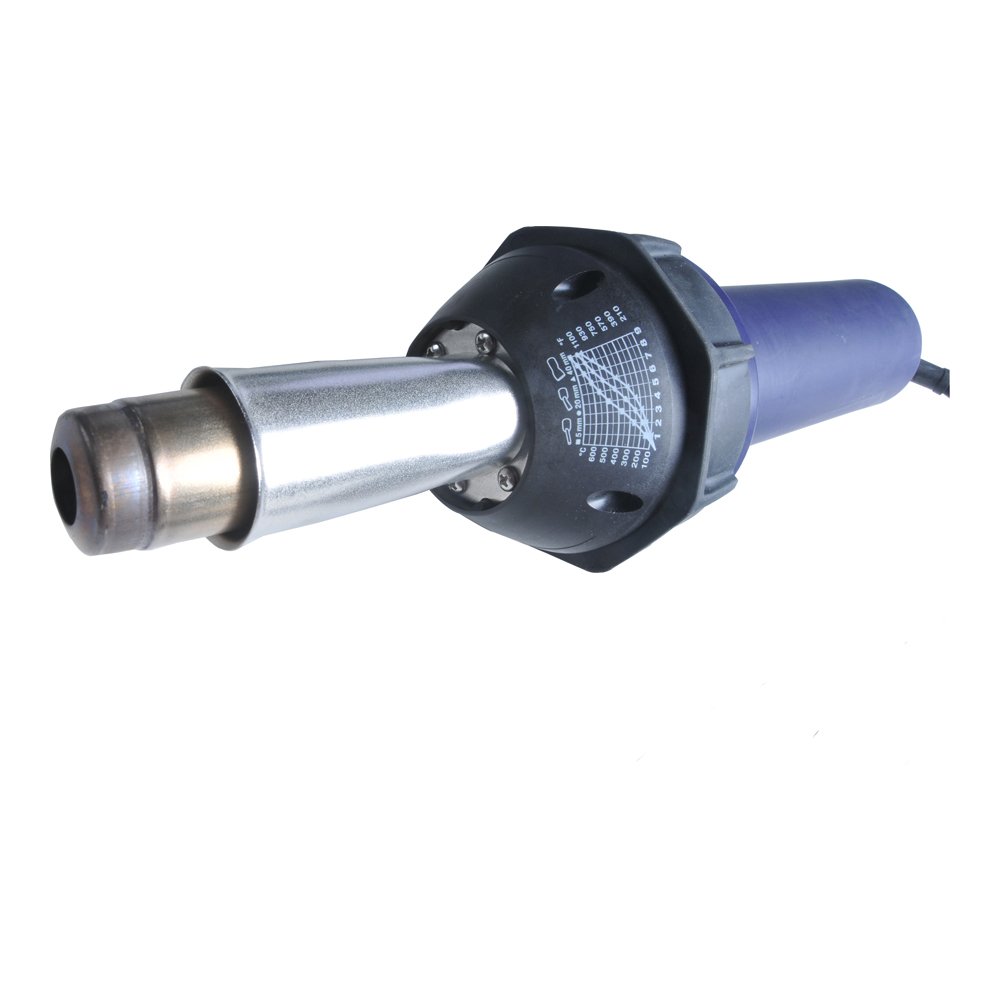 US Stock - 1600W 110V Hot Blast Torch Overlap Heat Guns Welding Gun Welder Pistol Tool Kit — view 7