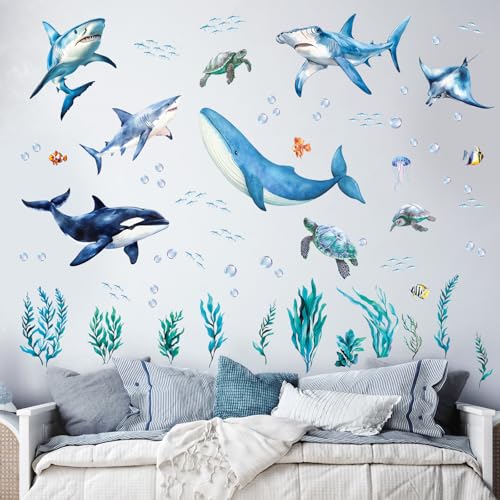 Vinilos decorativos SHUCHING Ocean Fish para pared miniatura 7
