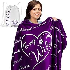 ButterTree Valentines Day Gifts for Her, Birthday Gifts for Women Who Has Everything, to My Wife Blanket, Valentines Day…
