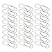 Paper Clips, 24Pcs Pencil Holder Clip Metal Paperclip Shape for Notebook Picture Stationery Supply