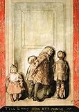 carl larsson figuren Professioneller Offsetdruck auf erstklassigem Postkartenkarton