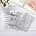 Outus 4 Pcs Stamps for Crafting Words Clear Blessing Sentiment Words Silicone Stamps for Card Making Crafting Pattern Christian DIY Scrapbooking Photo Album Decoration(Classic)