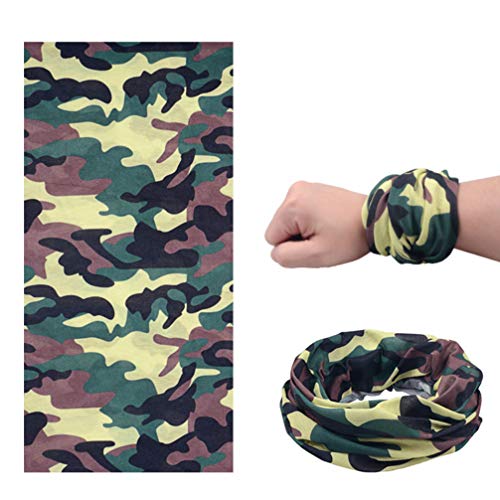 FAVOMOTO 5 Pcs Bandana Sem Costura Bandana Elástico Headwrap Lenço Tubo Balaclava Polaina Pescoço Po