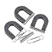 12 Horseshoe Magnets with Metal Bar