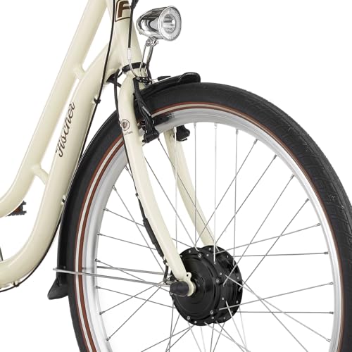 FISCHER E-Bike City CITA ER 1804, Elektrofahrrad für Damen und Herren, RH 48 cm, Frontmotor 32 Nm, 36 V Akku