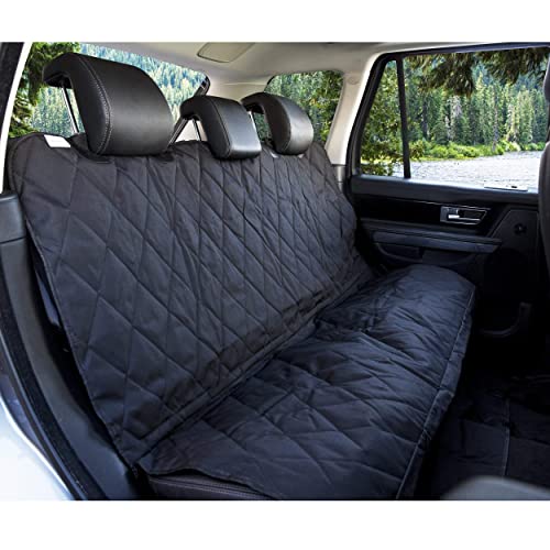Barksbar Pet Car Seat Cover With Seat Anchors For Cars, Trucks And Suv's, Water Proof And Non-Slip Backing Regular, Black #TOP2