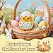 Weming Easter Basket Stuffers for Teens Kids, Easter Gifts Crochet Spring Egg & Chick Plush, Jesus Christian Non Candy Egg Fillers Toy for Boys & Girls 8-12, 6-8, Tweens 10-12 Year Old