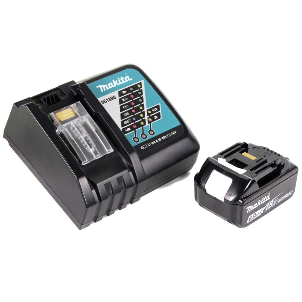 Makita DSS 501 RG1J 18 V akumulatorowa ręczna piła tarczowa w Makpac + 1 x akumulator 6,0 Ah + ładowarka