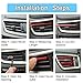 20 pieces Car Air Conditioner Decoration Strip for Vent Outlet,DIY Decoration Chrome PVC Car Interior Moulding Trim Strip Line for All Straight Air Vent Outlet, Car Interior Accessories (Red)