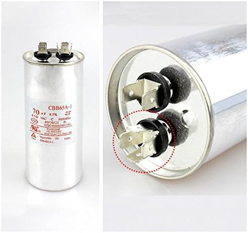 CBB65a-1 70uF 450VAC 50/60Hz Air Conditioner Compressor Motor Starting Capacitor