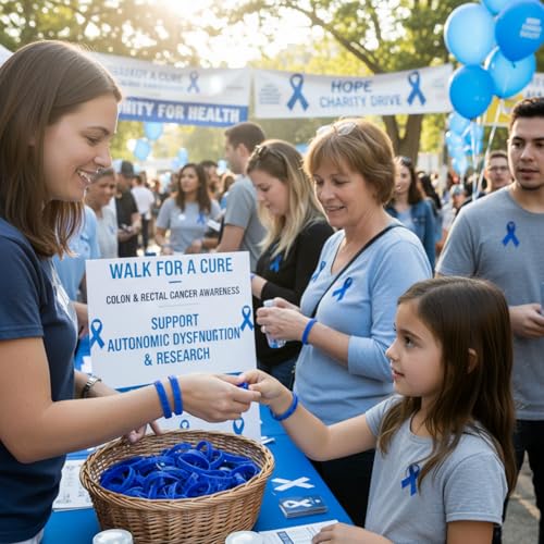 Pulseras de cinta azul para concienciación sobre el abuso infantil y eventos de silicona Bucherry 7