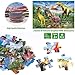 Jumbo Floor Puzzle for Kids,48 Piece Volcano Dinosaur Large Jigsaw Puzzles, Fun Educational Toy for Toddlers Ages 3-5,Preschool Learning Gift for Boy Girl Ages 4-8