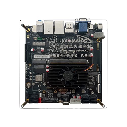 Gabinete acrílico WayPonDEV para placa base Mini-ITX ITX-3588J / AIO-RK3588J miniatura 5