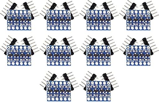 TECNOIOT 4 Channel IIC I2C Logic Levels Converter Bi-Directional Module 5V to 3.3V (10pcs) | Ya disponible en tu tienda friki favorita! En mundofriki.es! TECNOIOT 4 Channel IIC I2C Logic Levels Converter Bi-Directional Module 5V to 3.3V (10pcs) | Ya disponible en tu tienda friki favorita! En mundofriki.es!