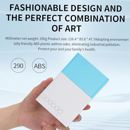 Tosuny Proiettore Intelligente, Mini Proiettore Full HD 1080p con luminosità 100si 6000lm, Altoparlante Incorporato, Compatibile con Laptop Stick Smartphone Tv Stick, per Home Theater