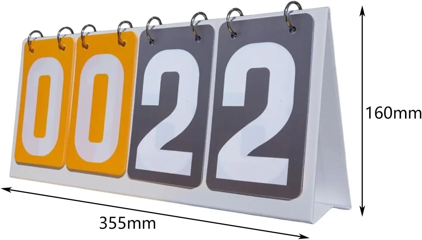 1pcs 4 Digit Flip Scoring Board Tabletop