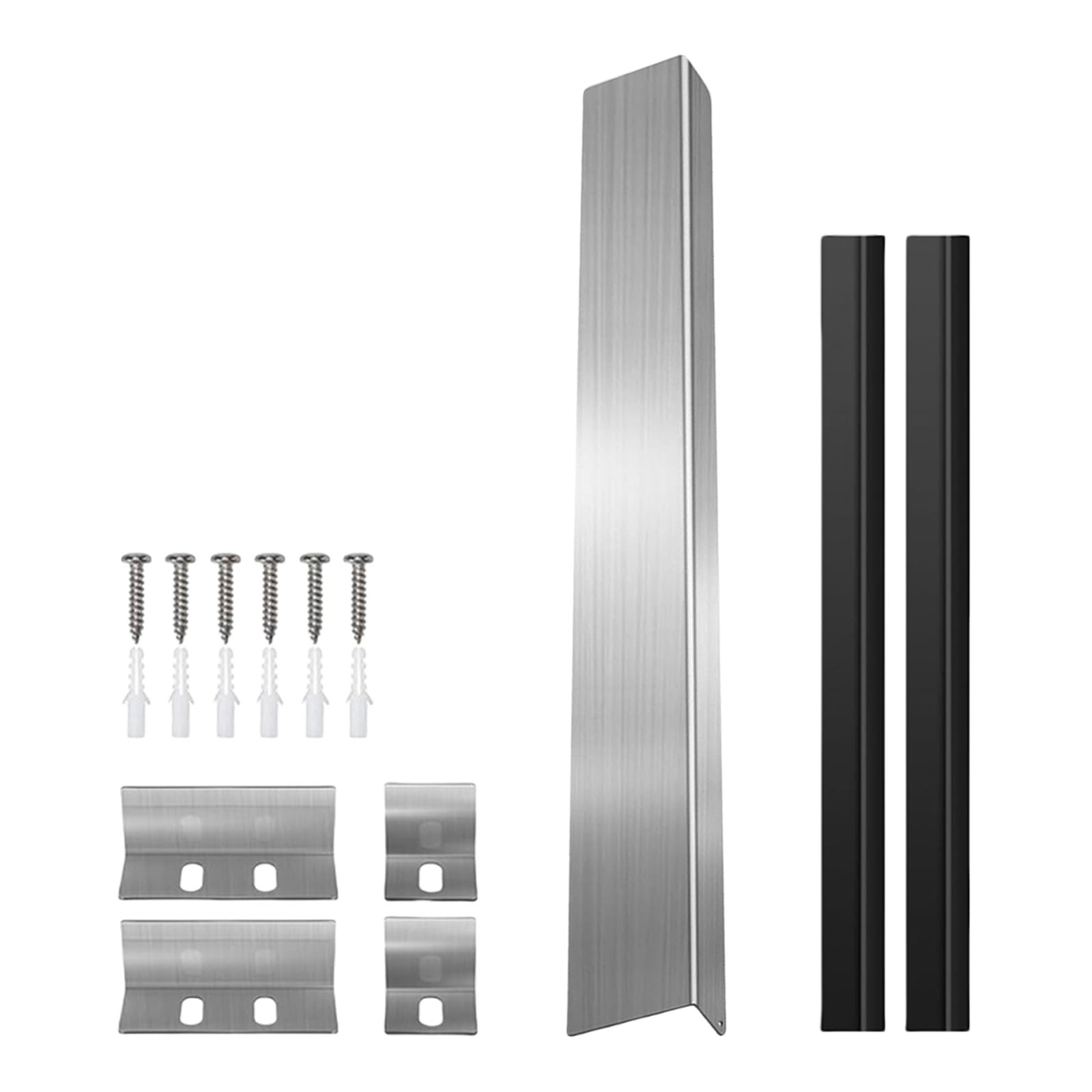 HGENAHGTF 30inch Stainless Steel Backsplash Stove Gaps Filler Slide-in Ranges Rear Kits for Stove Easy Install Gaps
