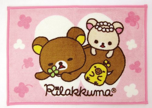 Amazon｜リラックマ リラックマ クローバーピンク バスマット 513001