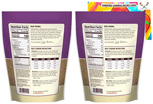 Bob's Red Mill 10 Grain Hot Cereal Bundle. Includes Two (2) 25oz Packages of Bob's Red Mill 10 Grain Hot Cereal and a Recipe Card from Carefree Caribou! - Thumbnail 5