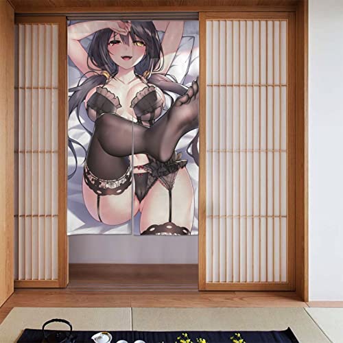 カーテン デート・ア・ライブ 時崎狂三 のれん 暖簾 間仕切りカーテン おしゃれ ロング 可愛い アニメ 目隠し 壁飾り 突っ張り棒カーテン 省エネ 断熱 防寒 模様替え 遮光 リビング 玄関 戸口