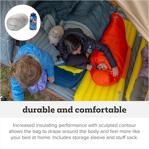 Big Agnes Saco de Dormir para Niños y Jóvenes, 20 Grados Fahrenheit miniatura 4