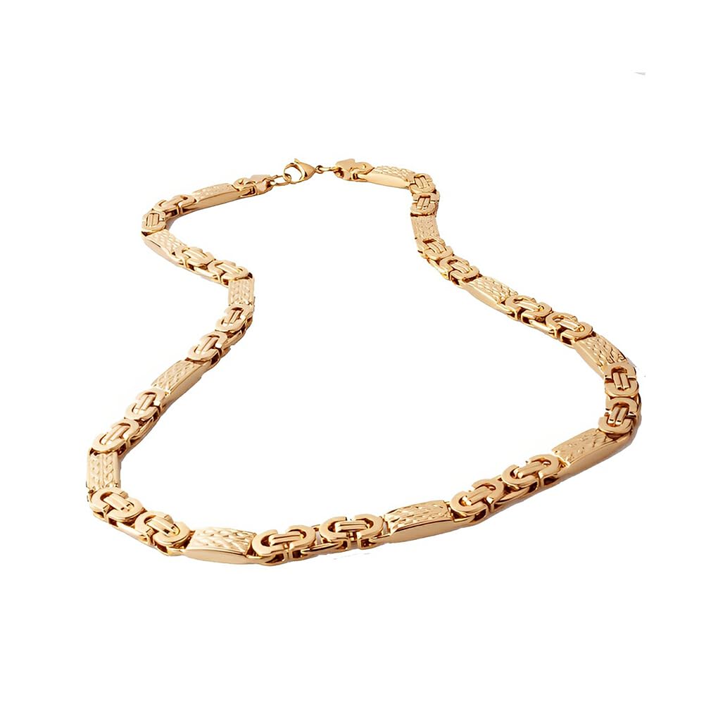 Ailan Collana da Uomo Portatile Che sostituisce Il Regalo di Compleanno dei Gioielli dell'ornamento del Pendente Fatto a Mano Lucido antiruggine anticorrosivo, 8MM 20 Pollici