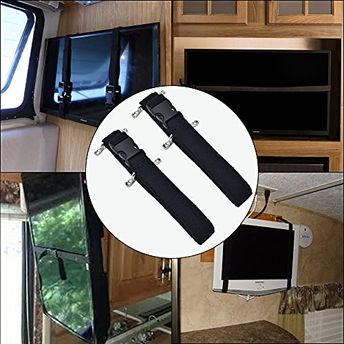 Scottchen Pro Rv Tv Straps 74" Anti-Tip Rv Furniture Safety Tie Down Solid Straps For Camper Trailer Traveling - 2Pcs #TOP3
