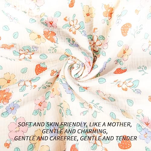 Image of Hooded Towel Muslin Hooded Towel Made from Organic Cotton 6-Layer Cotton Bath Towel, Soft Bath Towels for Toddler Baby,Toddler Towels with Hood for Girl