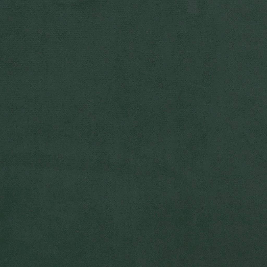 Materac ze sprężynami kieszeniowymi, średni, ciemnozielony, 90 x 210 x 20 cm, aksamitny pokrowiec, sprężyny kieszeniowe i zimna pianka, dwustronny do sypialni, dla osób śpiących na plecach i