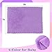 Puomue 20 Pack Baby Washcloths, Multicolor Microfiber Coral Fleece, 7