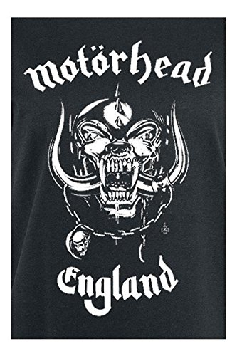 Motörhead England Donna T-Shirt Nero XL 100%