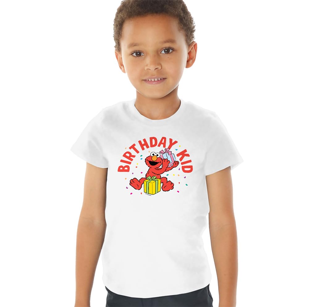 Popfunk Elmo Birthday Kid Kids T Shirt for Youth Toddler Boys and Girls