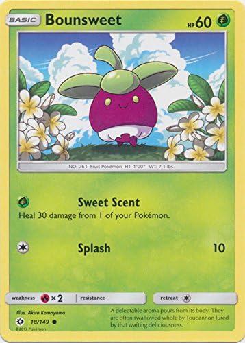 Pokemon - Bounsweet - 18/149 - Common