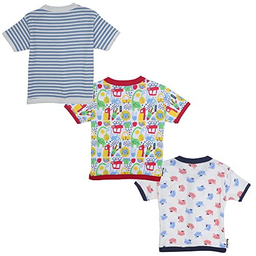 Image of NammaBaby Unisex Kid Cotton Regular Fit T-Shirt Hosiery Clothing Jhabla /Vest Front Open T- Shirt with Snap Buttons