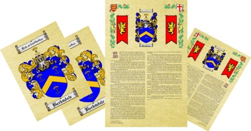 Stark Coat of Arms, Family Crest & History Combo