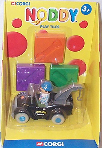 corgi noddy mr sparks in his breakdown truck with play tiles plastic toy model