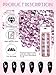 1620 Pcs Nail Art Rhinestones Pink Nail Charms Glass Nail Gems, Wsimily Crystal Flatback Shiny Mixed Nail Rhinestones Beads for DIY Manicure Craft with Tweezer Storage Box Picker Pencil